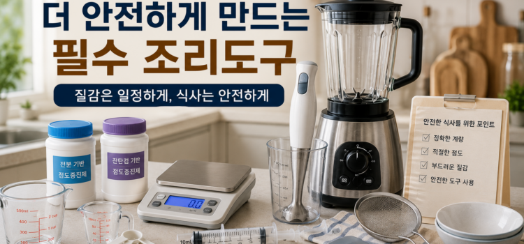 연하곤란 환자 주방 세팅 가이드 (2편)
