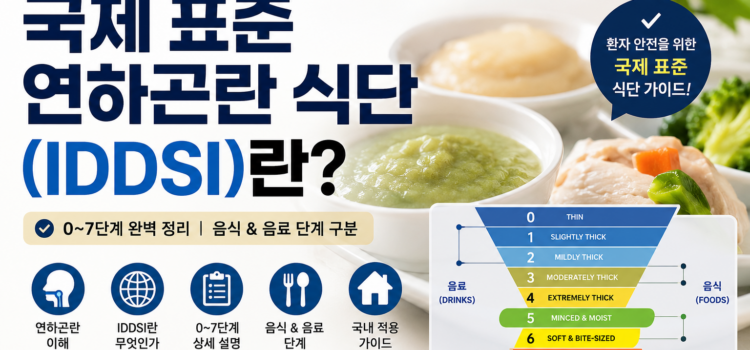 국제 표준 연하곤란 식단(IDDSI)이란? 해외 기준부터 국내 적용까지 완벽 가이드