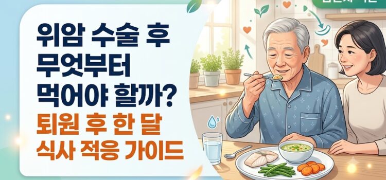 위암 수술 후 무엇부터 먹어야 할까?
